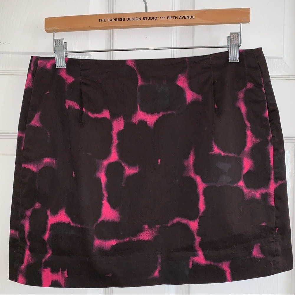 J.CREW tie dye mini skirt with pockets